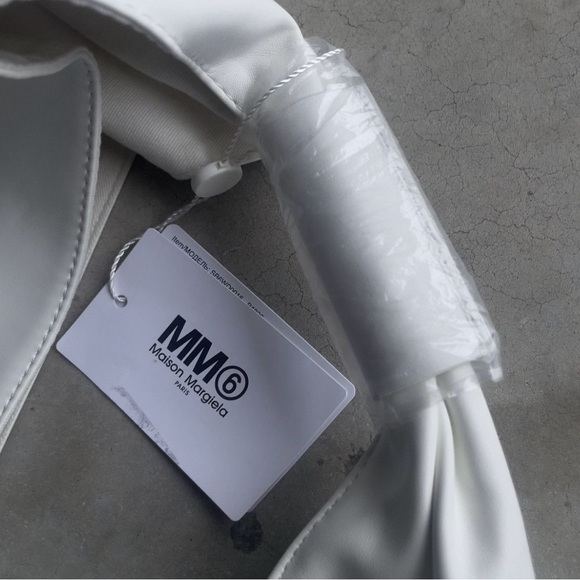 Maison Margiela MM6 Large White Tote Bag - Picture 8 of 13